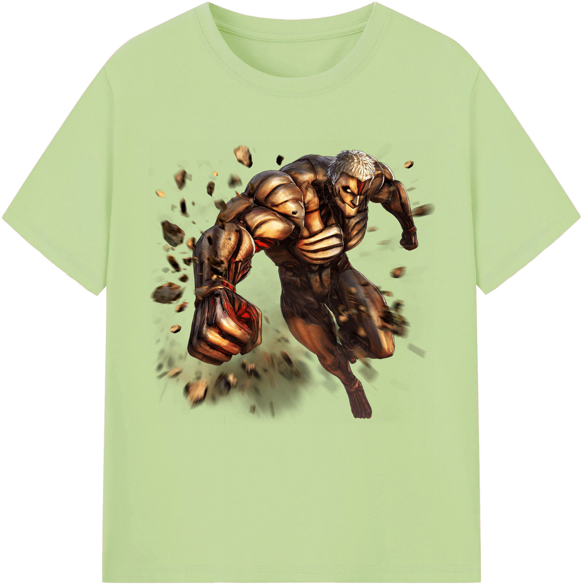 （画像用） 進撃の巨人 Attack on Titan 綿100％半袖Tシャツ（フロントプリント）
